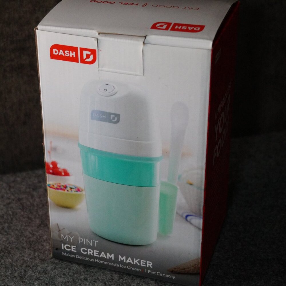 Dash My Pint Ice Cream Maker Aqua Compact 0.4qt – New in Box Fast Dessert - Picture 4 of 7